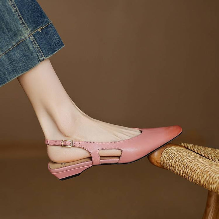 Athena Genuine Leather Slingbacks — photo 15