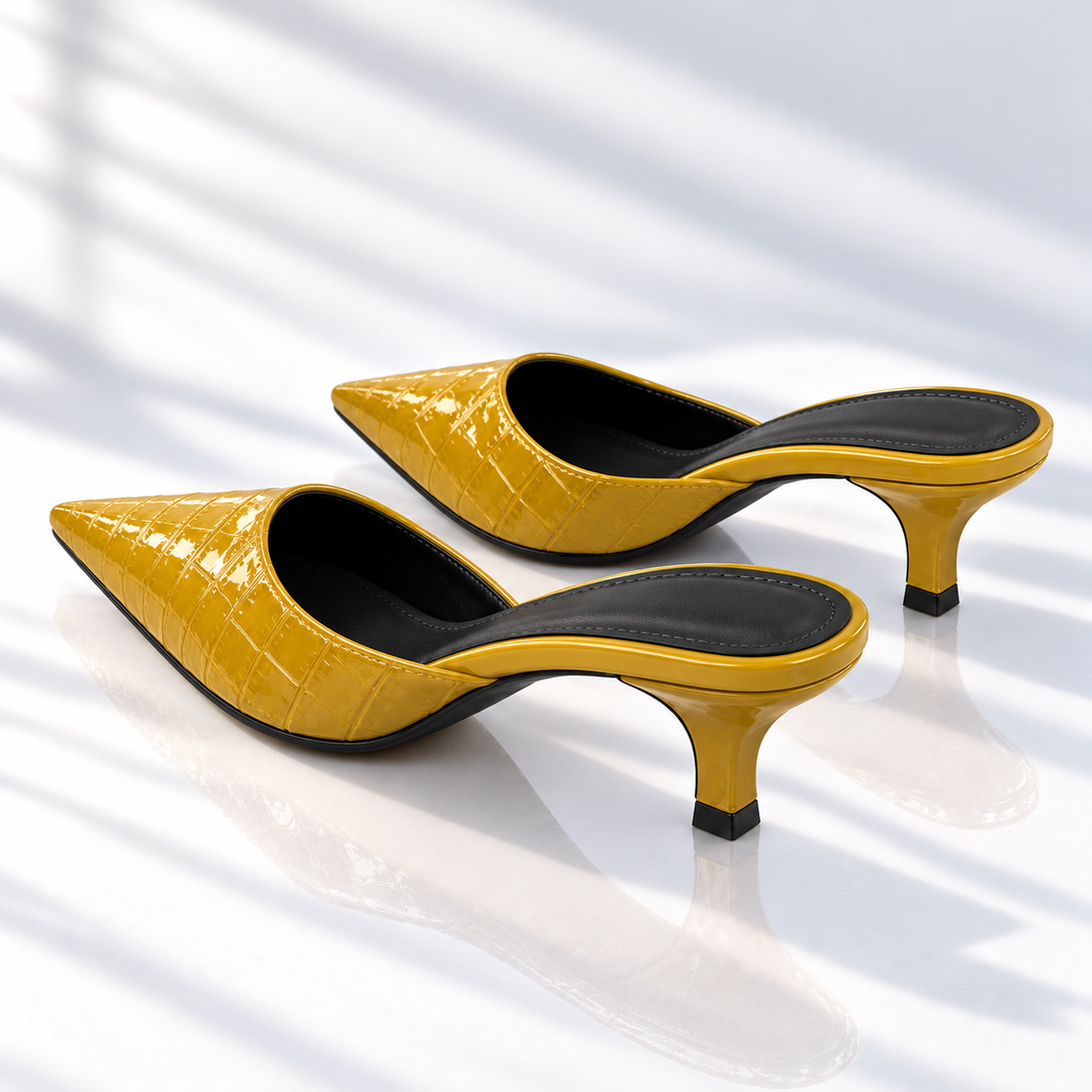 Mabel Leather Mules