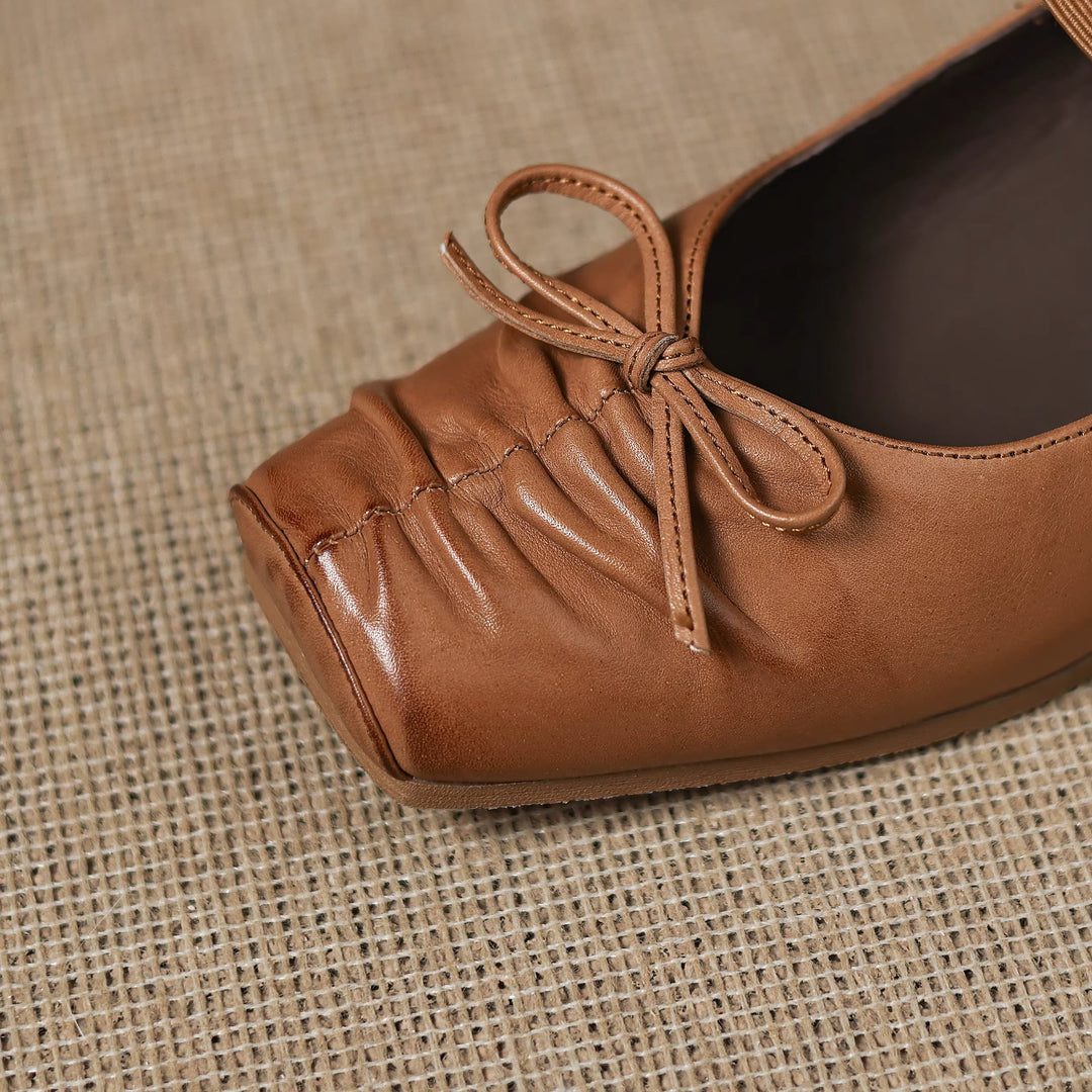 Larkin Genuine Leather Mary Jane Heels — photo 2