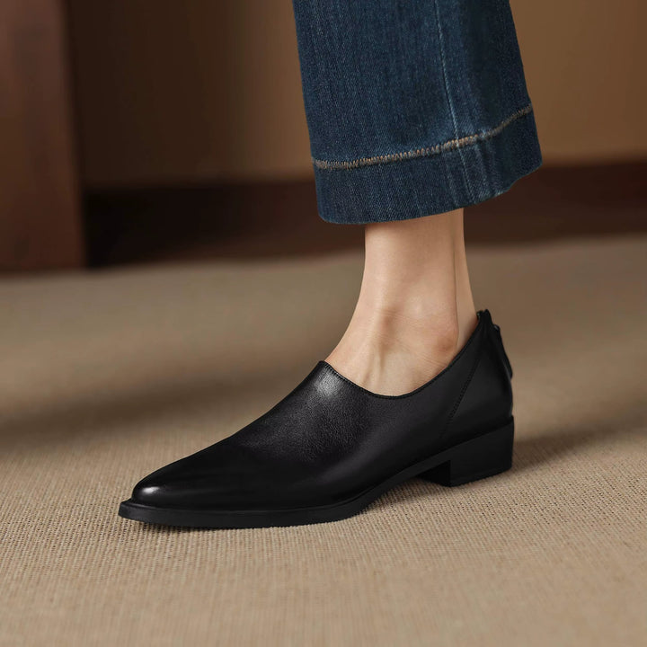 Reba Genuine Leather Loafers — photo 15