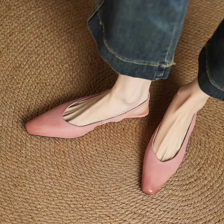 Athena Genuine Leather Slingbacks — photo 19