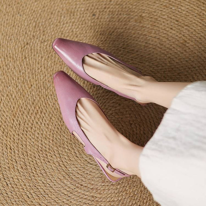 Athena Genuine Leather Slingbacks — photo 32