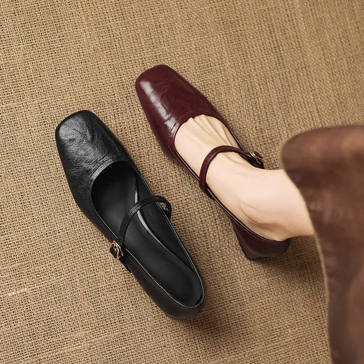 Serena Sheepskin Mary Jane Shoes — photo 3