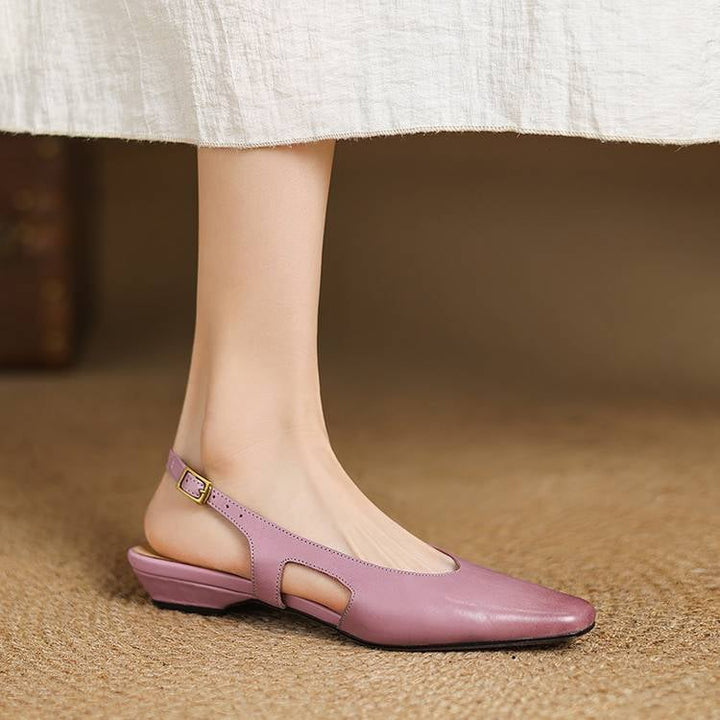 Athena Genuine Leather Slingbacks — photo 30