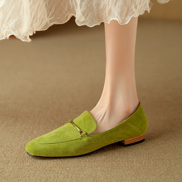 Jess Genuine Leather Loafers — photo 17