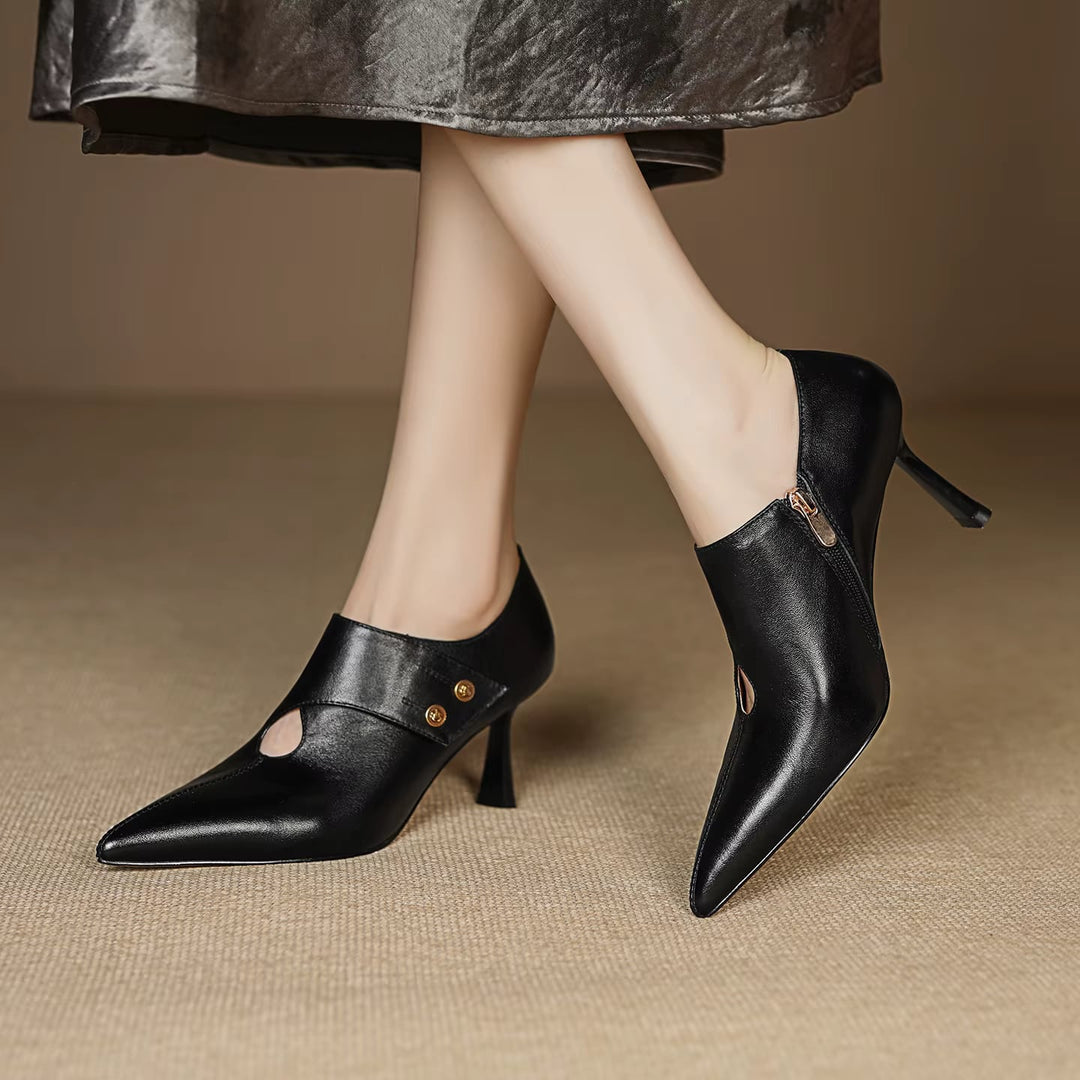 Verena Genuine Leather Heels — photo 6