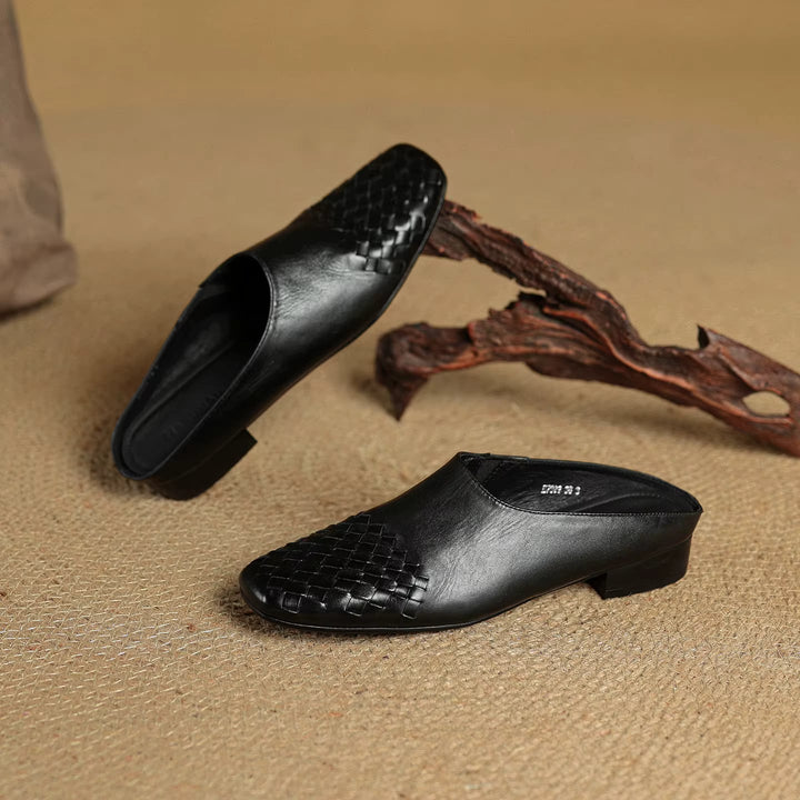 Helena Genuine Leather Mules — photo 6