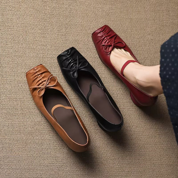 Larkin Genuine Leather Mary Jane Heels — photo 1