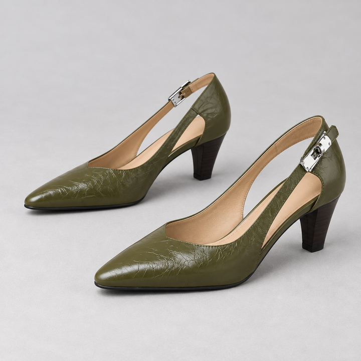 Annora Genuine Leather Heels