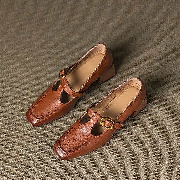 Morgan Genuine Leather Heels — photo 5