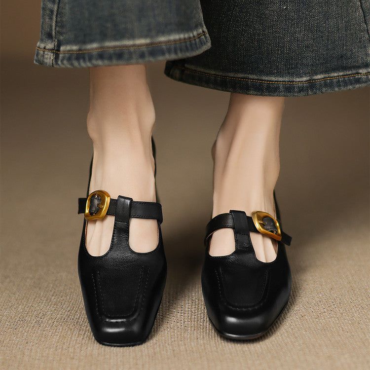 Morgan Genuine Leather Heels — photo 22