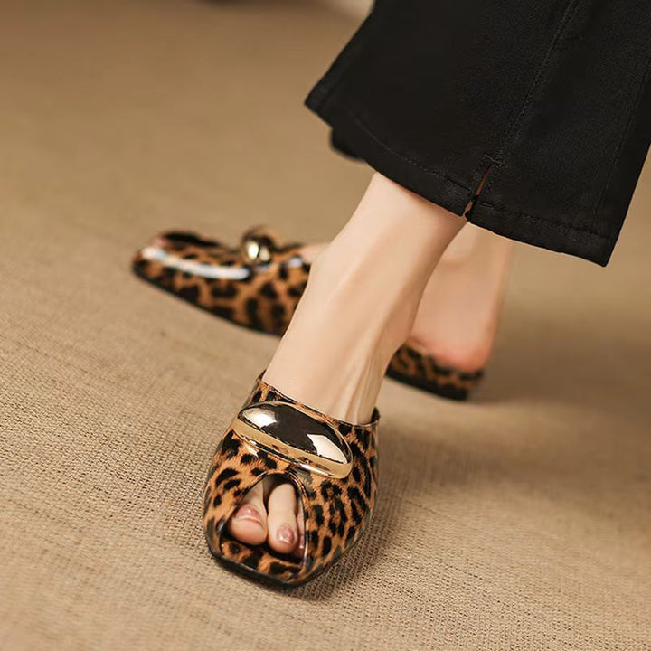 Ivona Genuine Leather Mules — photo 1