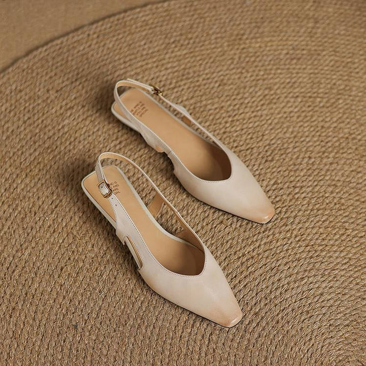 Athena Genuine Leather Slingbacks — photo 39
