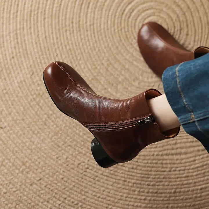Clara Genuine Leather Boots — photo 4