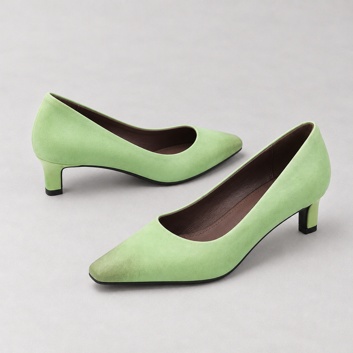 Evelyn Genuine Leather Heels