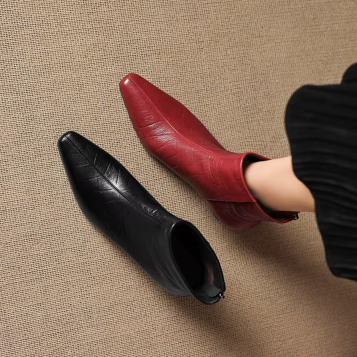 Isla Genuine Leather Ankle Boots — photo 16