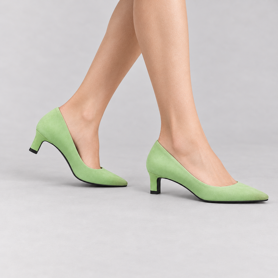 Evelyn Genuine Leather Heels