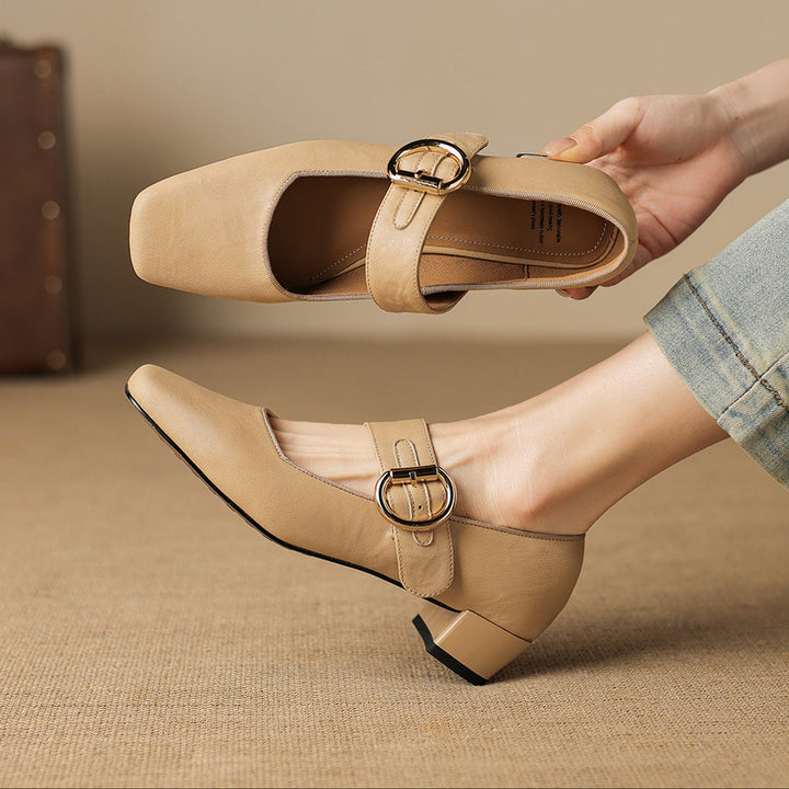 Vivi Genuine Leather Heels