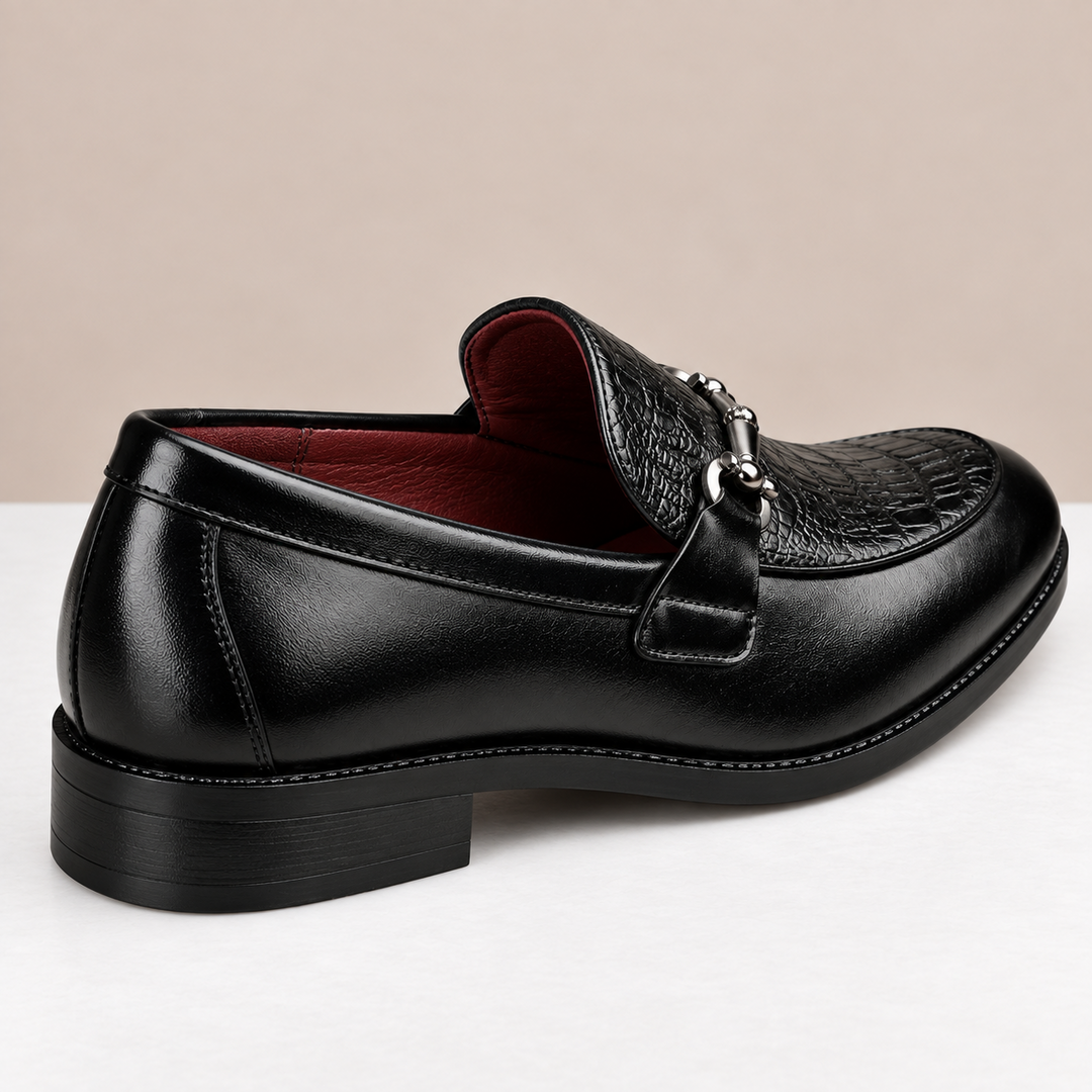 Rovian Polished Leather Bit Loafers