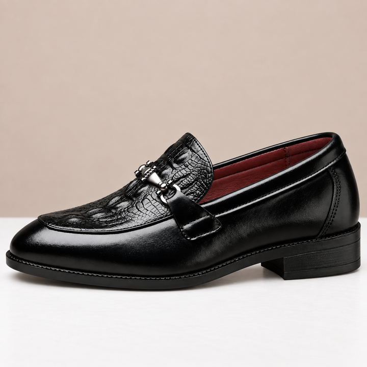 Rovian Polished Leather Bit Loafers