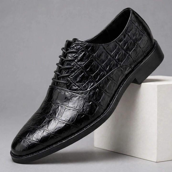 Rovian Lace-Up Leather Oxford Shoes