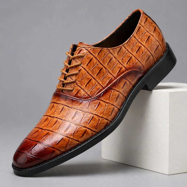 Rovian Lace-Up Leather Oxford Shoes