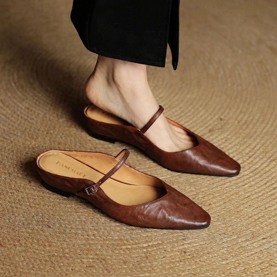 Orella Genuine Leather Mules