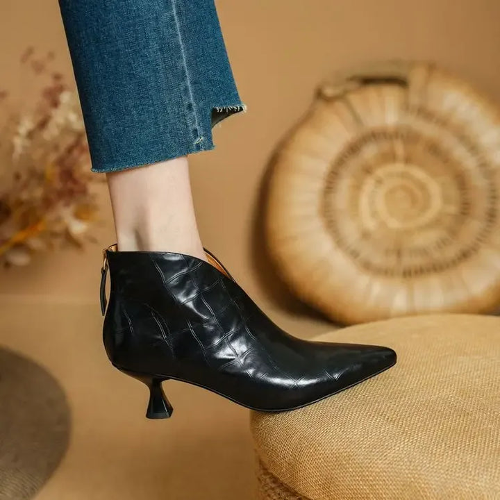 Annika Genuine Leather Boots — photo 11
