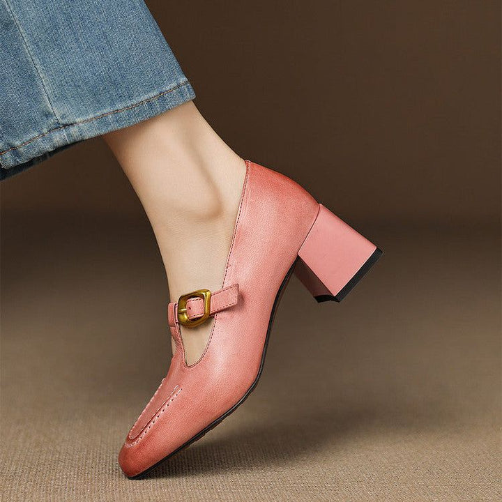 Morgan Genuine Leather Heels — photo 9