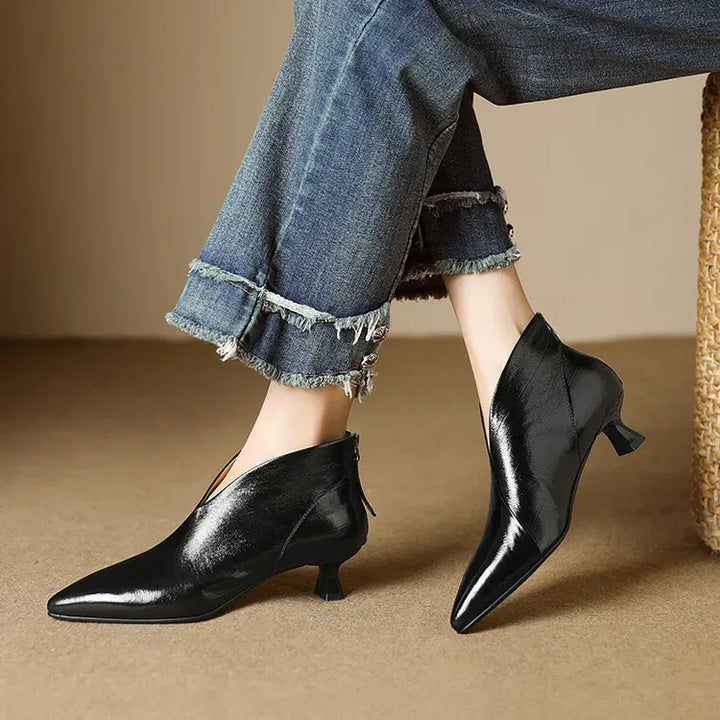 Clara Genuine Leather Ankle Boots — photo 17