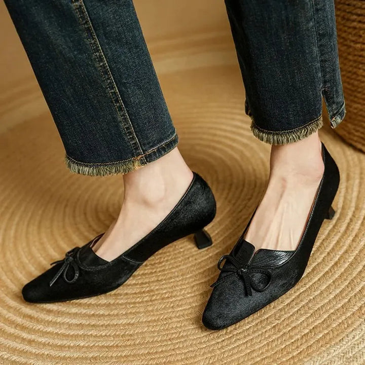 Georgina Genuine Leather Heels — photo 4