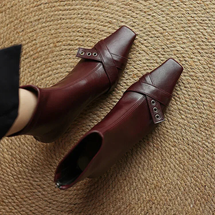 Elena Square Toe Boots — photo 13