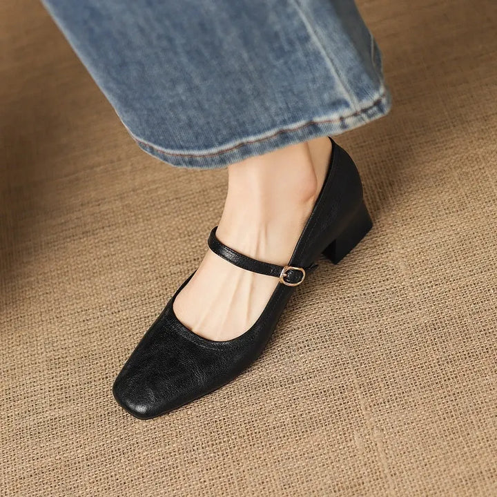 Serena Sheepskin Mary Jane Shoes — photo 21