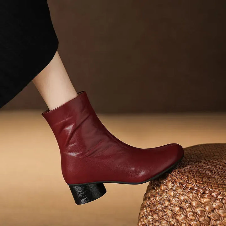 Clara Genuine Leather Boots — photo 7