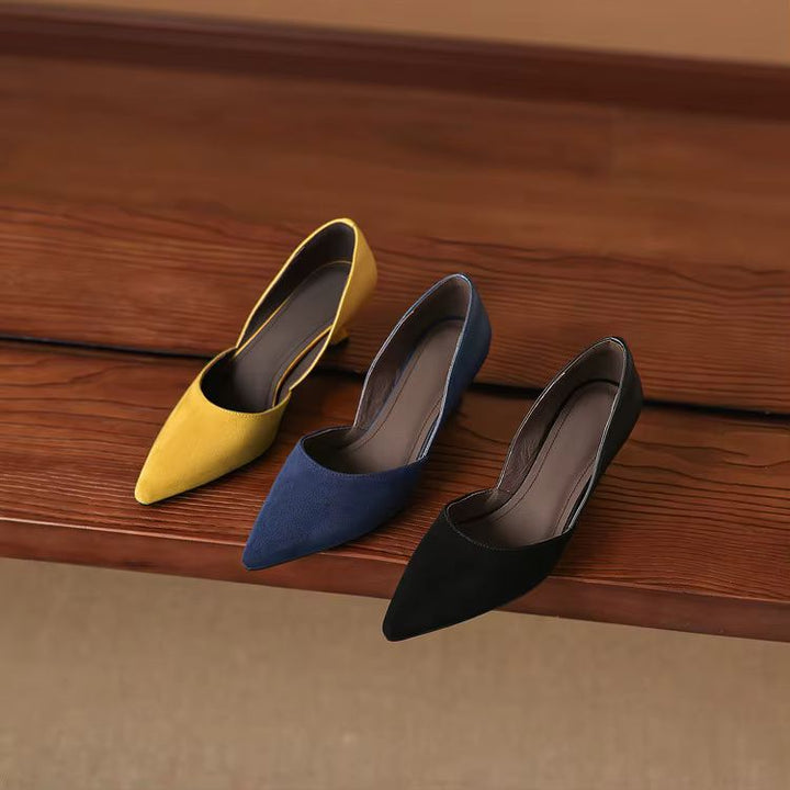 Constance Sheep Suede Pumps — photo 1