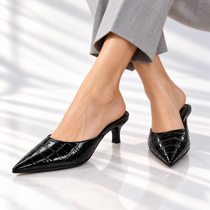 Mabel Leather Mules