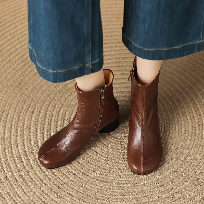 Clara Genuine Leather Boots — photo 13