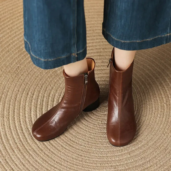 Clara Genuine Leather Boots — photo 13