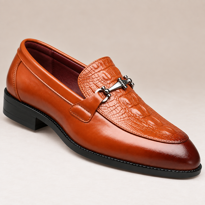 Rovian Polished Leather Bit Loafers