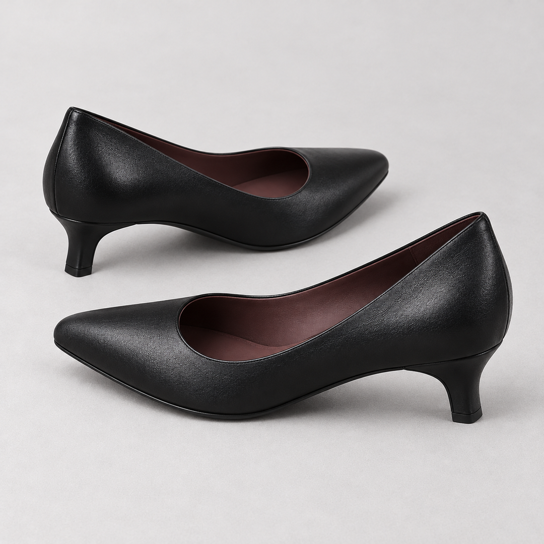 Evelyn Genuine Leather Heels