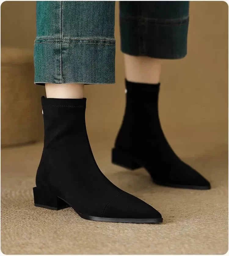 Marina Pointed-Toe Short Boots — photo 17