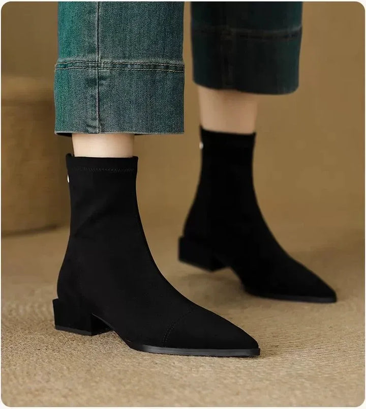 Marina Pointed-Toe Short Boots — photo 17