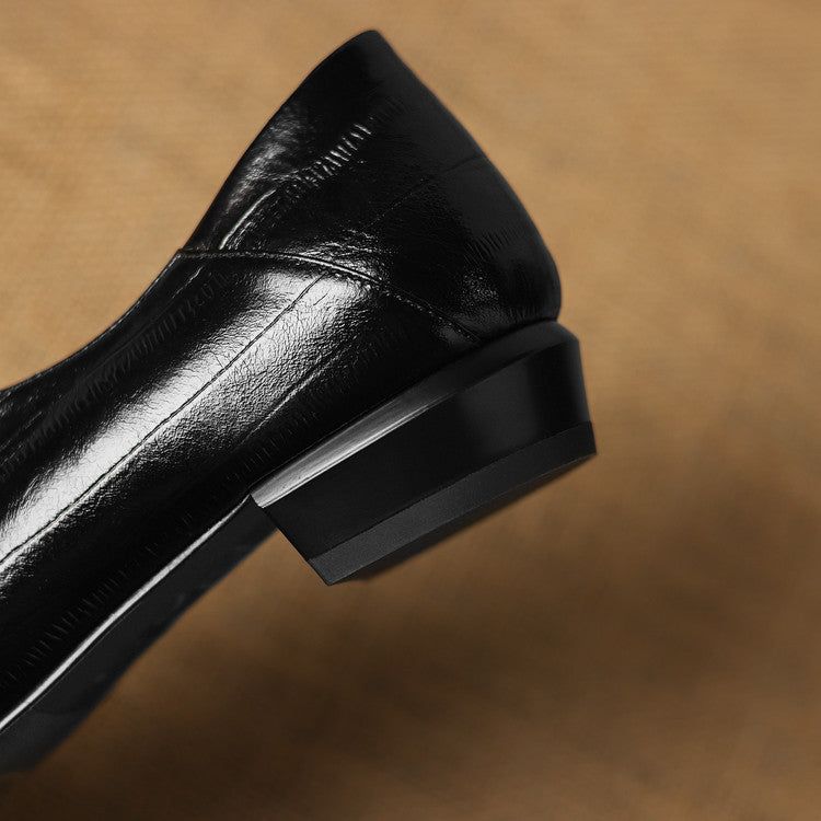 Miranda Genuine Leather Pumps — photo 12