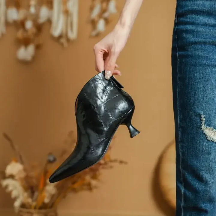 Annika Genuine Leather Boots — photo 9