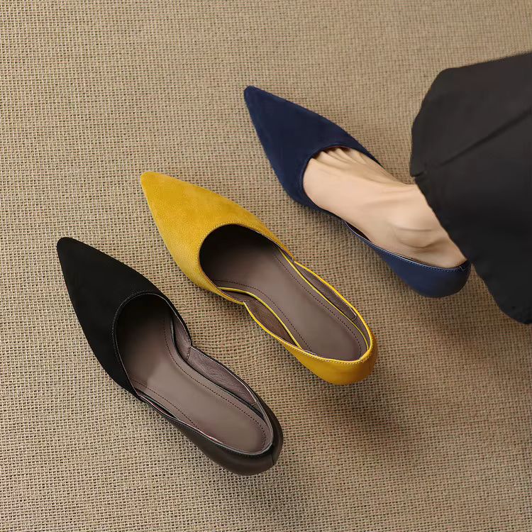 Constance Sheep Suede Pumps — photo 11