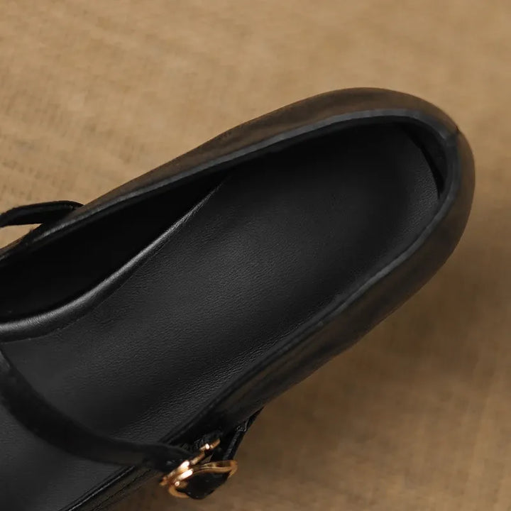 Serena Sheepskin Mary Jane Shoes — photo 5