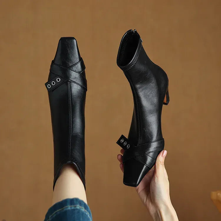 Elena Square Toe Boots — photo 19