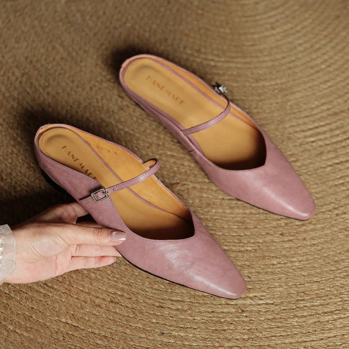 Orella Genuine Leather Mules