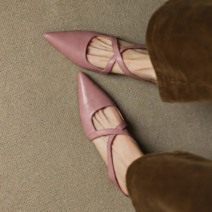 Aluna Genuine Leather Mules