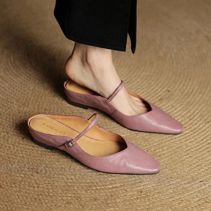 Orella Genuine Leather Mules